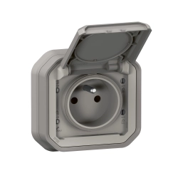 Gniazdo hermetyczne IP55 szare PLEXO55 Legrand 069831L