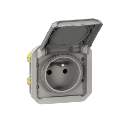 Gniazdo hermetyczne IP55 szare PLEXO 069551L 
