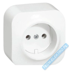 Gniazdo 2P natynkowe - 16 A IP20 kremowy Legrand Forix 782440