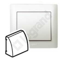 Plakietka wyjścia kablowego Pearl Legrand Sistena Life 771585