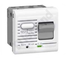 Wyłącznik różnicowonadprądowy ( typu AC ) 230 V~ 10 A - 10 mA Legrand Mosaic 077533