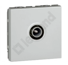 Gniazdo TV śr. 9,52 mm 'męskie' 2400 MHz Aluminium Legrand Mosaic 079292
