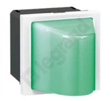 Lampa sygnalizacyjna 230 V~ - 0,2 lub 1 W Zielony Legrand Mosaic 078572