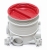 Gniazdo podłogowe kwadratowe 2P+Z INOX Legrand 089700