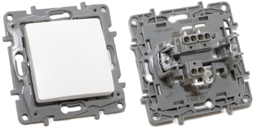 Włącznik schodowy Legrand Niloe biały 764501