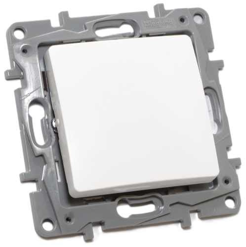 Włącznik schodowy Legrand Niloe biały 764501