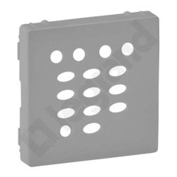 Tuner lokalny FM z modułem komunikacyjnym aluminium (plakietka) Valena Life 755462